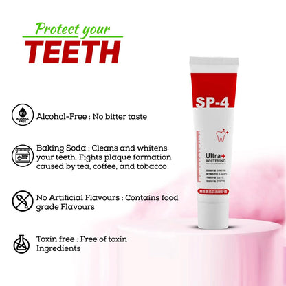 Ultra Whitening Toothpaste- Get Flat 50% off Today only😍 Pack of 1