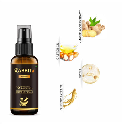 Rabbit Blood Hair Oil (30ml) 🎉😍 Buy 1 Get 1 Free 😍🎉